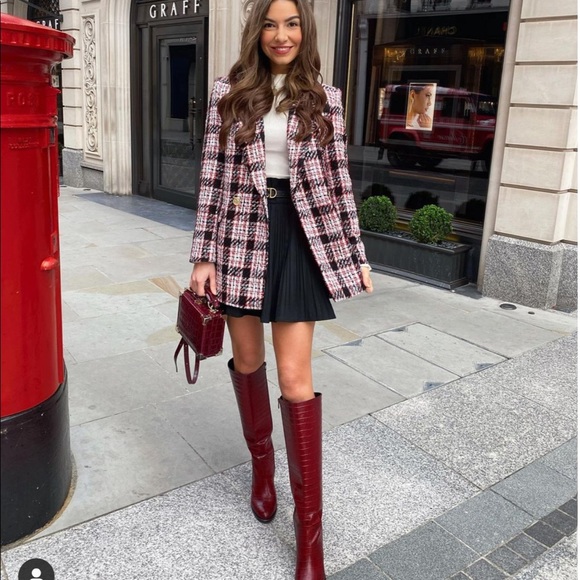 Zara double breast button blazer bloggers favorite - Picture 9 of 16